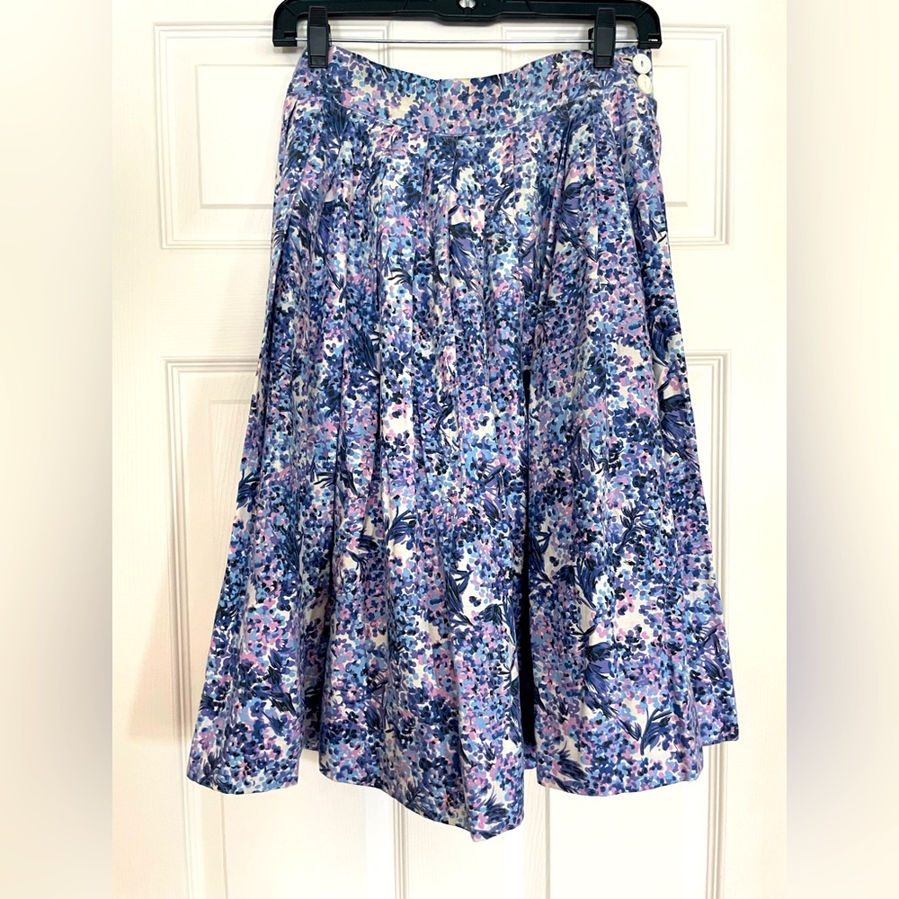 Vintage 50’s watercolor skirt, XS